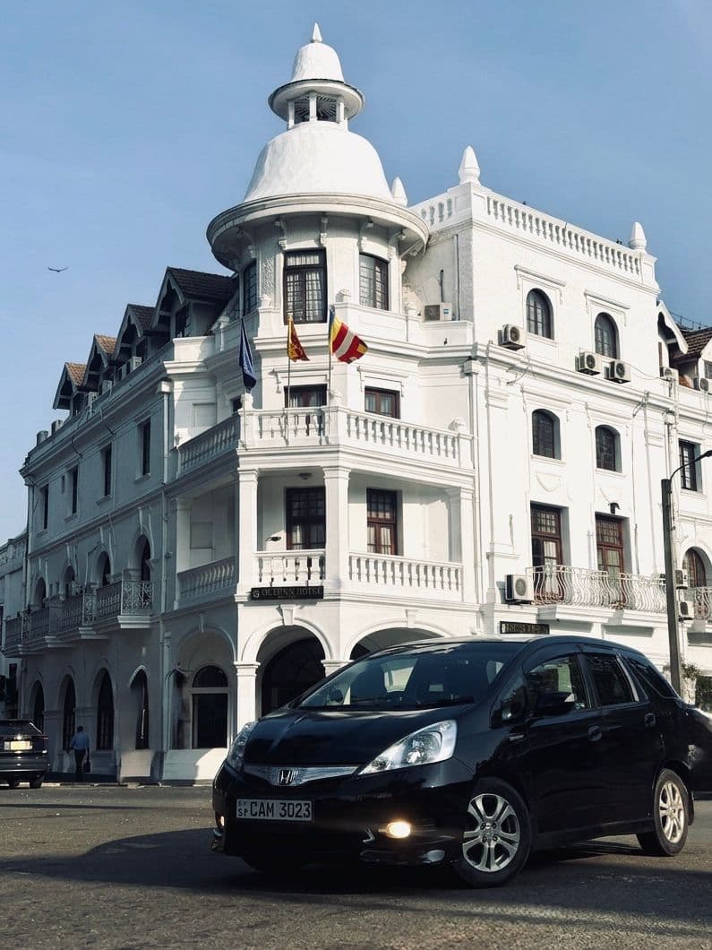 The old lighthouse and colonial architecture of Galle Fort on Sri Lanka's south coast